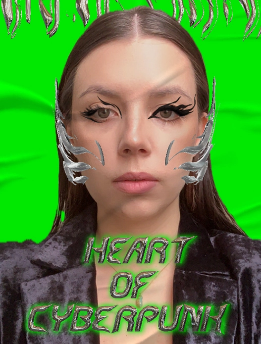 Augmented Reality filter for the Heart of Cyberpunk exhibition in Hong Kong